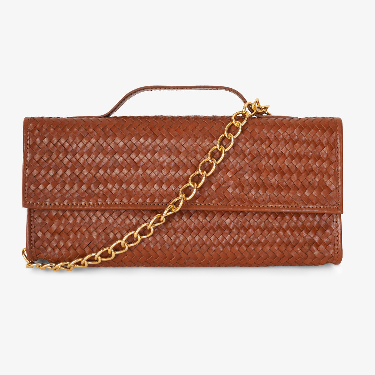 SARA WOVEN CLUTCH