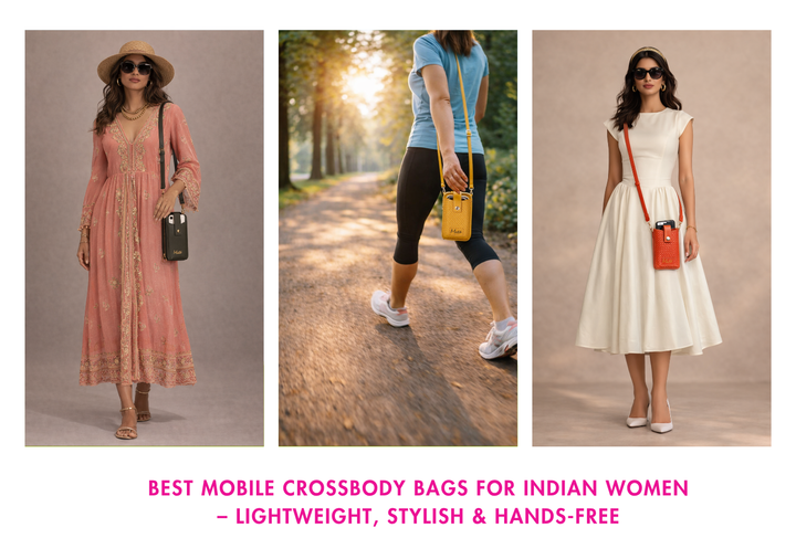 Best Mobile Crossbody Bags for Indian Women – Lightweight, Stylish & Hands-Free