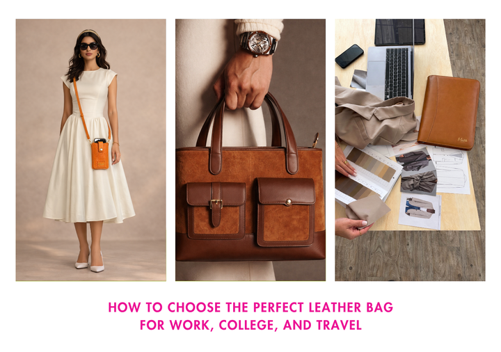 How to Choose the Perfect Leather Bag for Work, College, and Travel