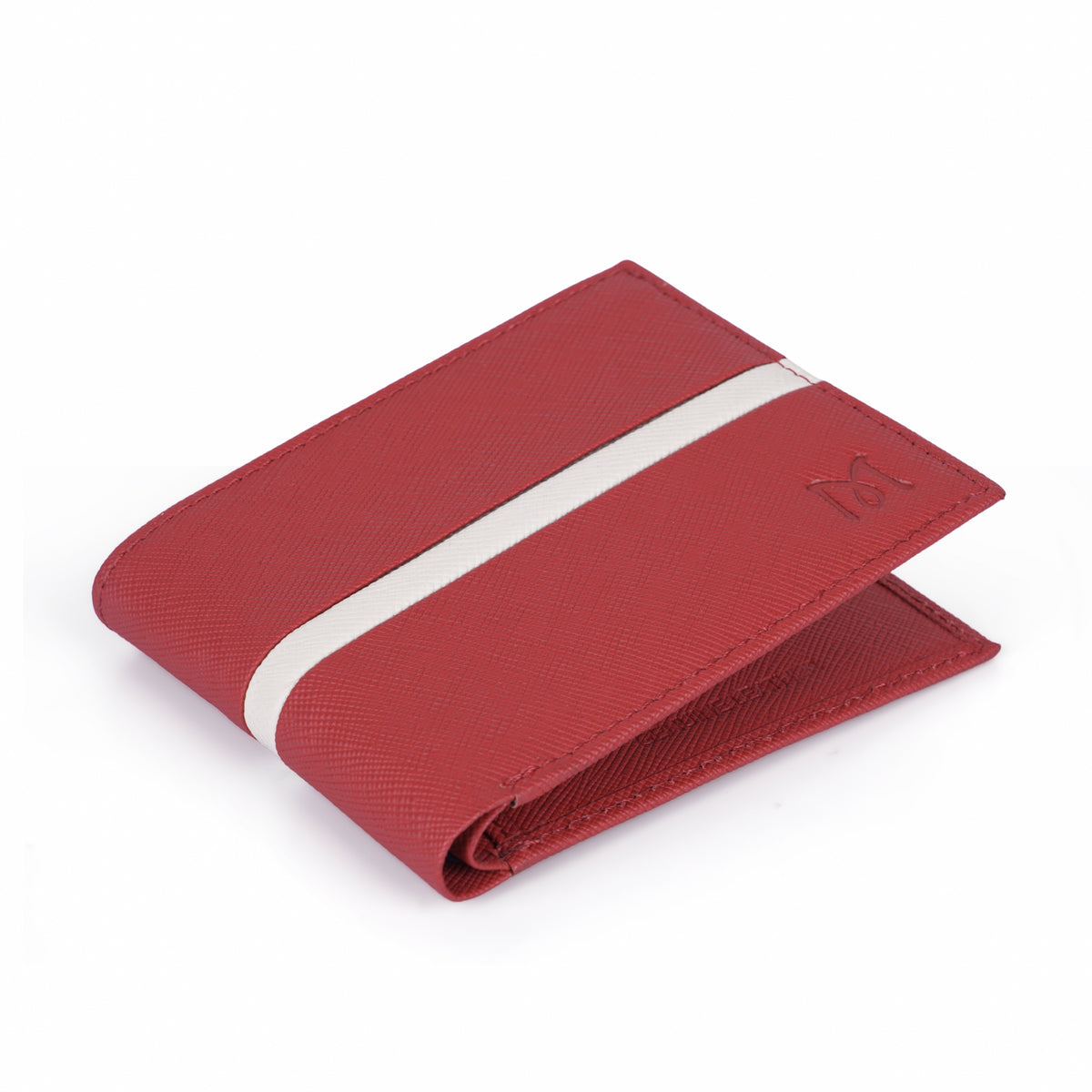 Mustik Rosso Stripe Bifold Wallet