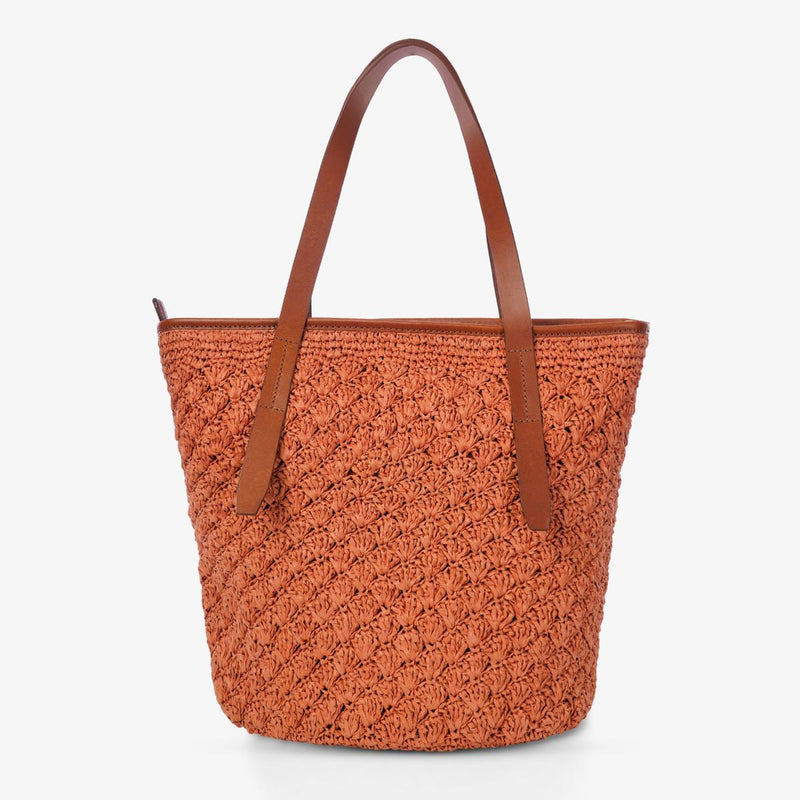 Mustik Raffia Tote Bag