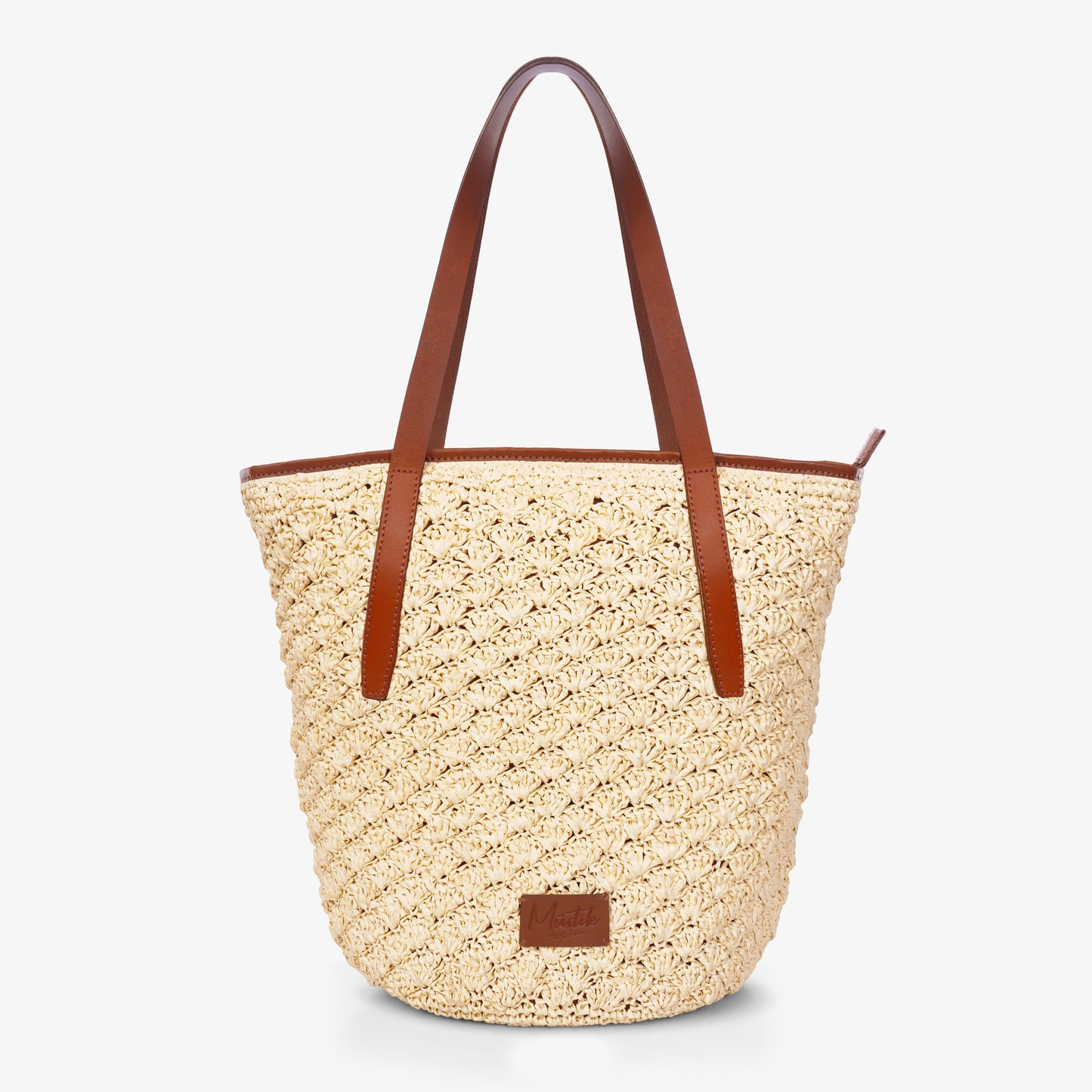 RAFFIA TOTE BAG