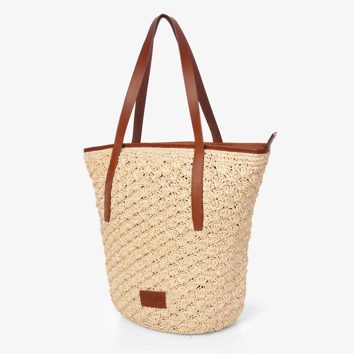 RAFFIA TOTE BAG