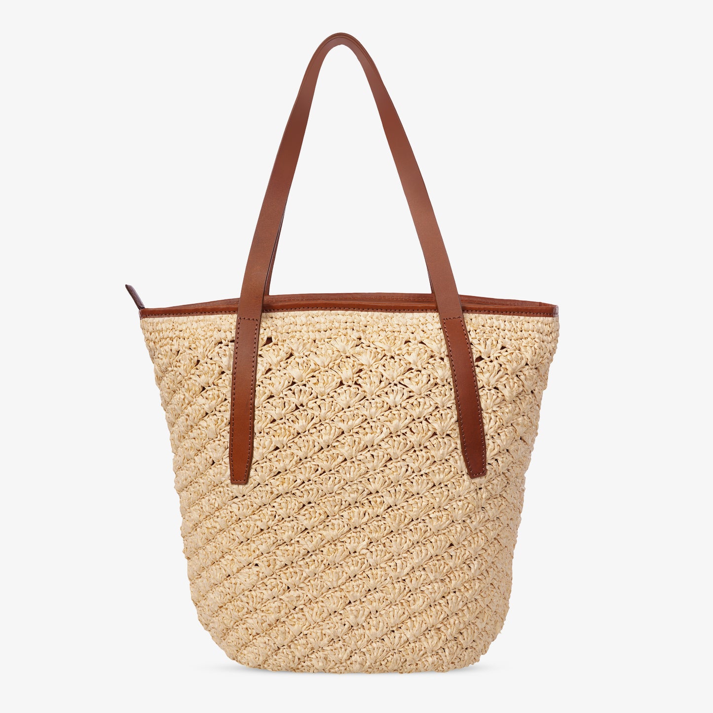 RAFFIA TOTE BAG