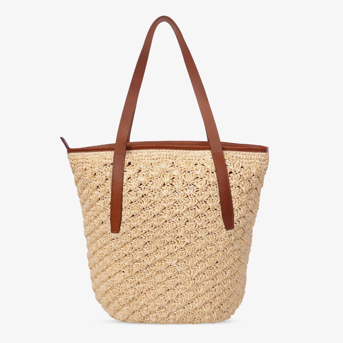 Mustik Raffia Tote Bag