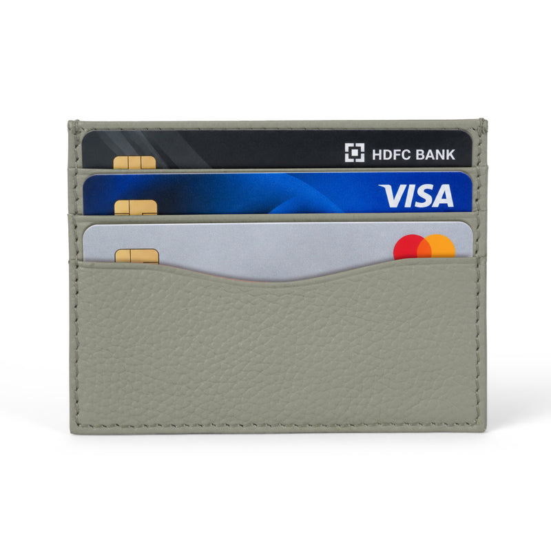 Müstik Terra Sand & Sage Grey Genuine Leather Card Case Duo