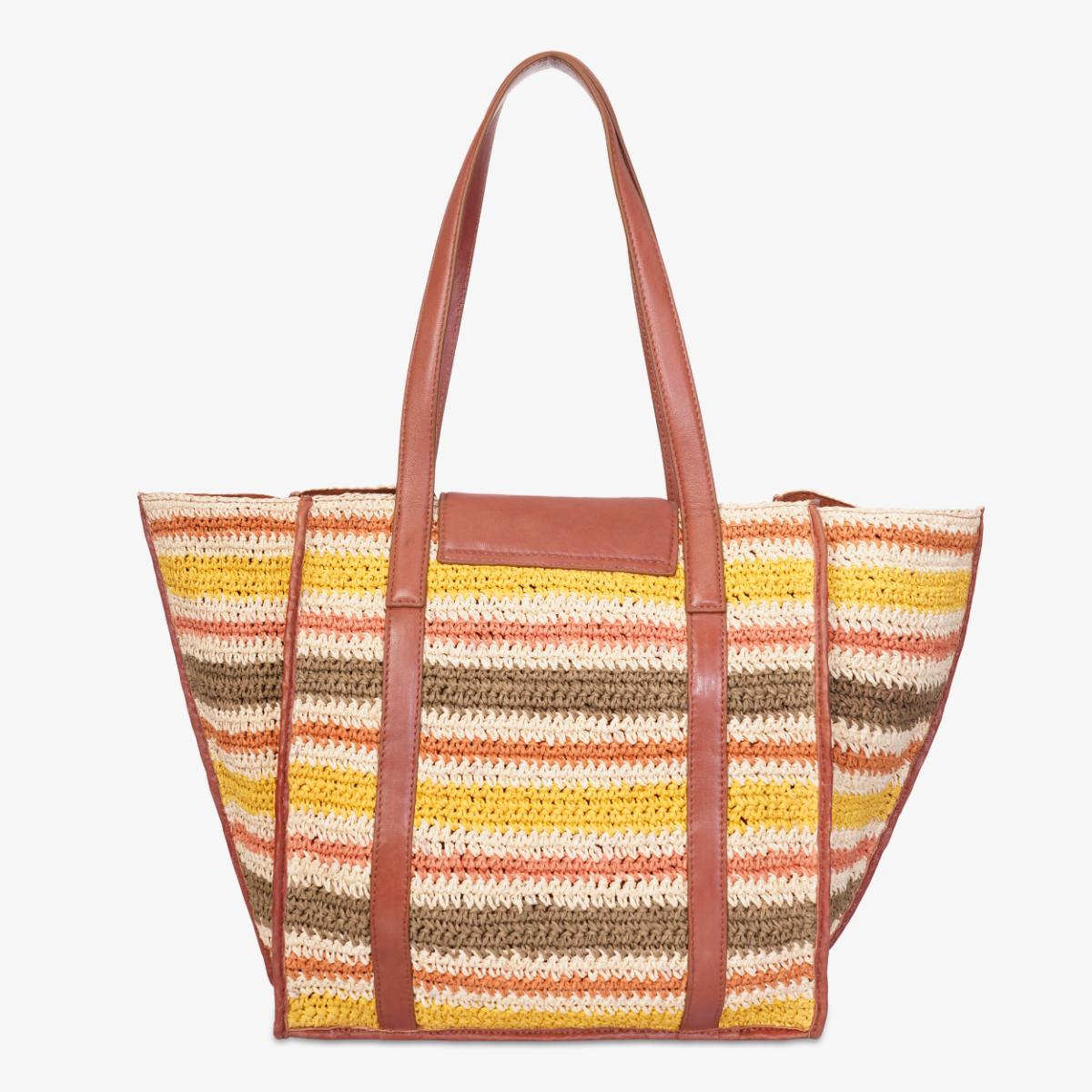 Mustik Handwoven Raffia Tote Bag