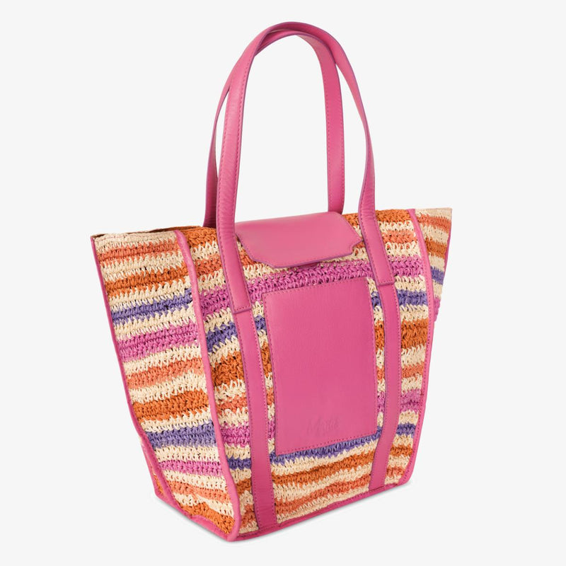 Mustik Handwoven Raffia Tote Bag