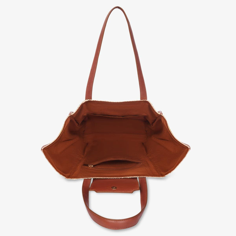 Mustik Handwoven Raffia Tote Bag