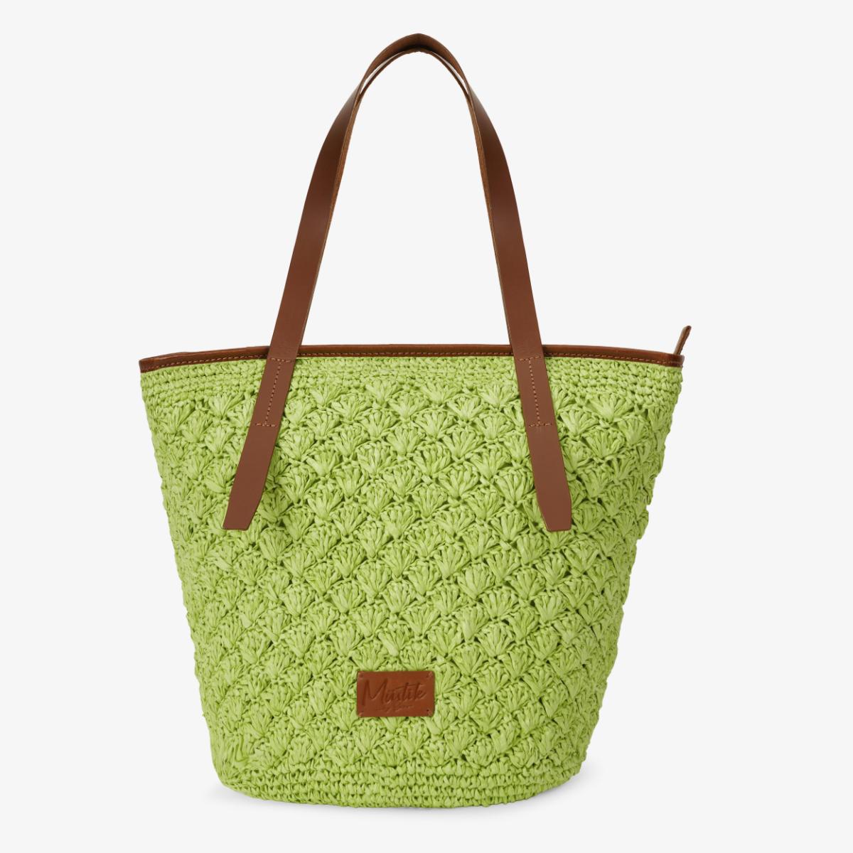 Mustik Raffia Tote Bag