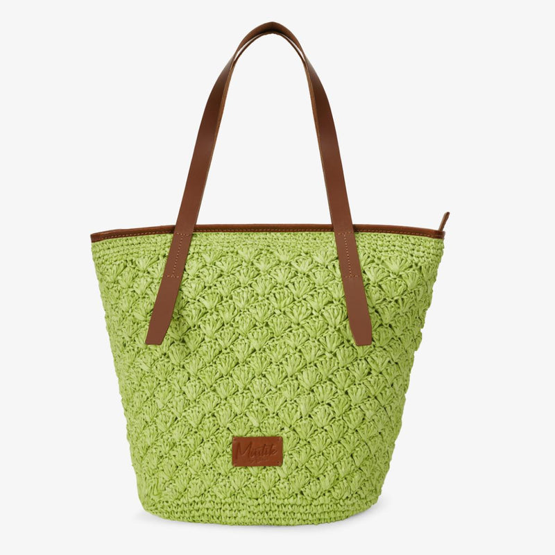 Mustik Raffia Tote Bag