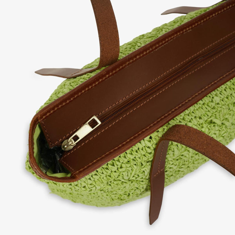 Mustik Raffia Tote Bag
