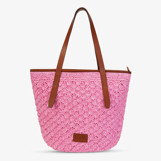 RAFFIA TOTE BAG