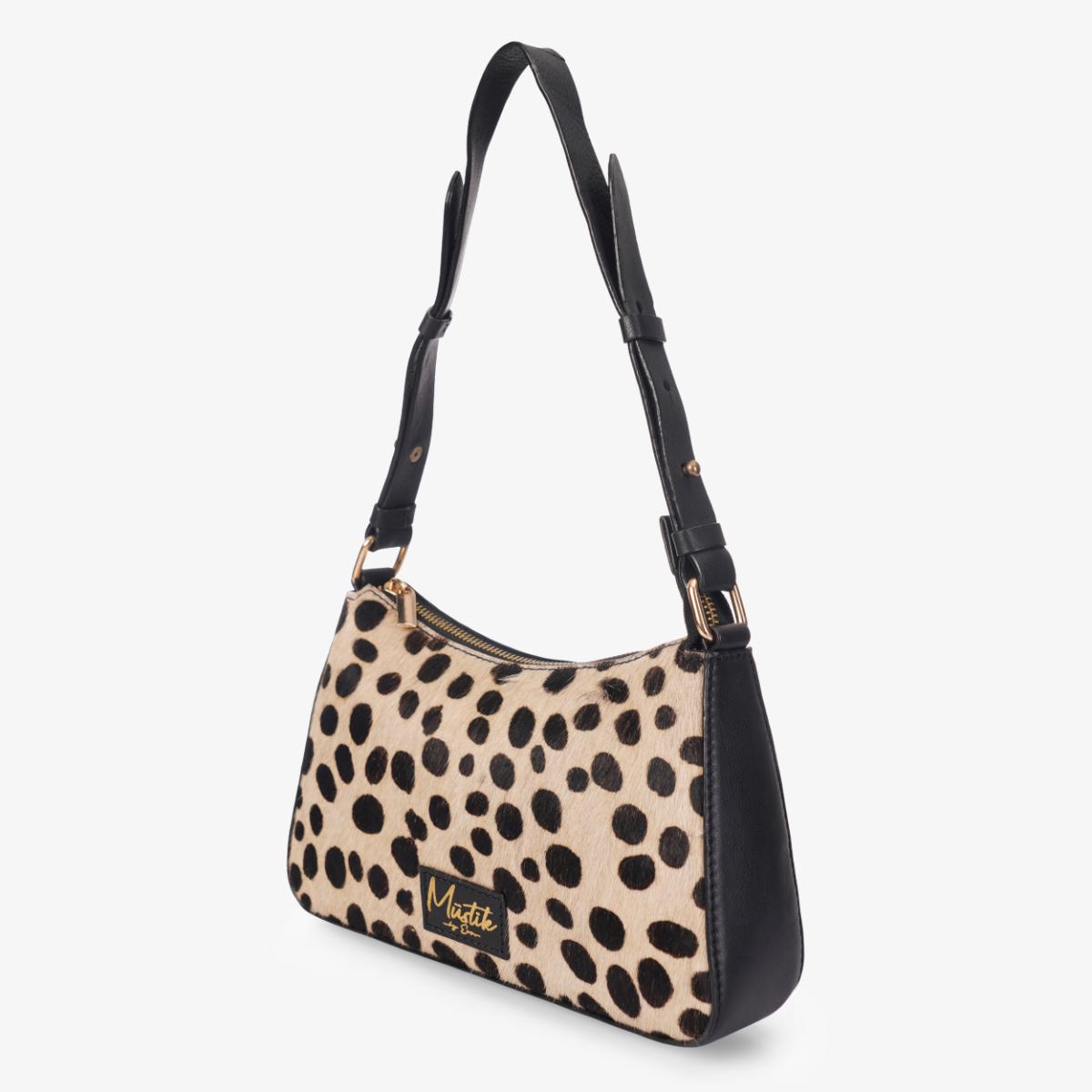 Mustik Wild Cat Leather Shoulder Bag