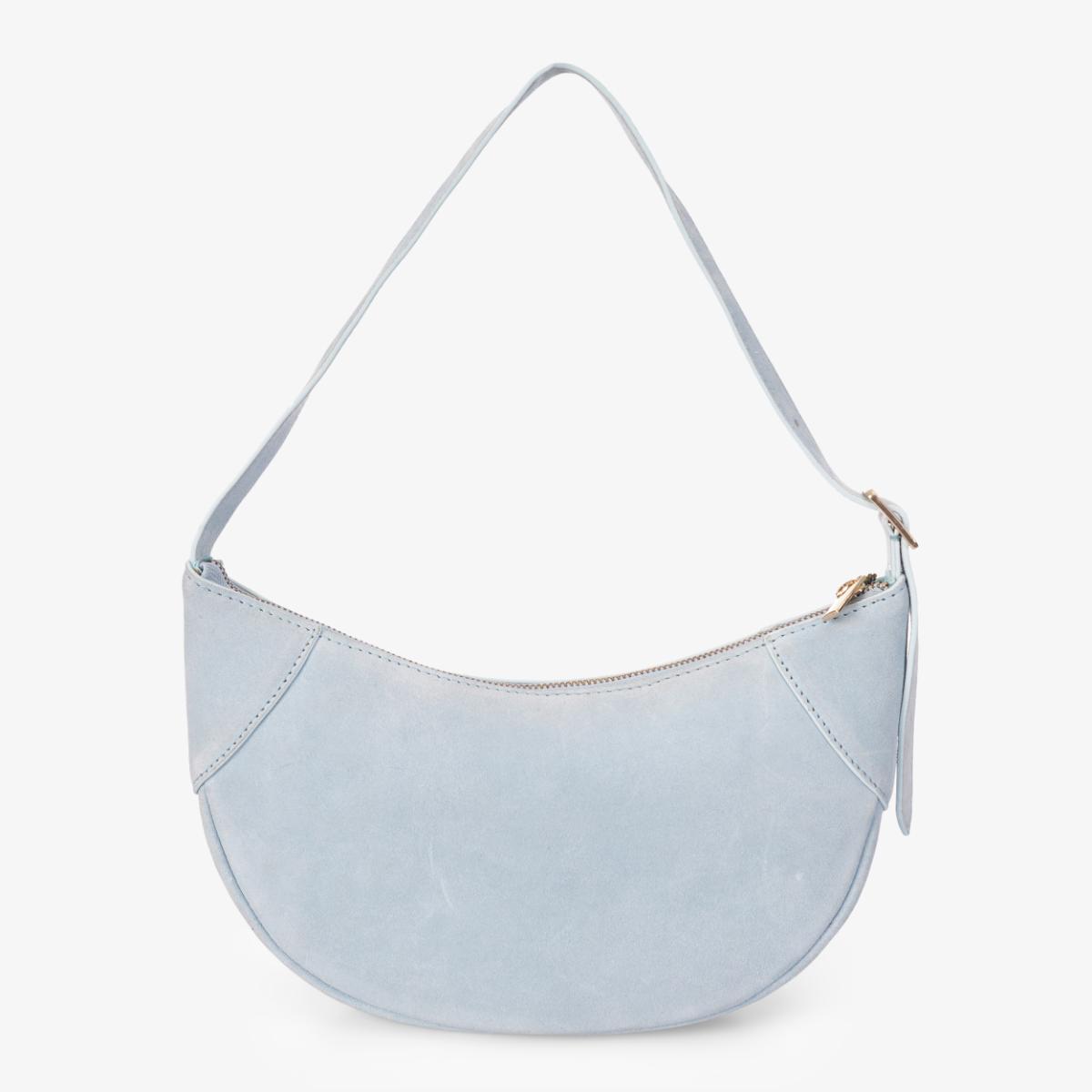 Mustik Half Moon Leather Shoulder Bag