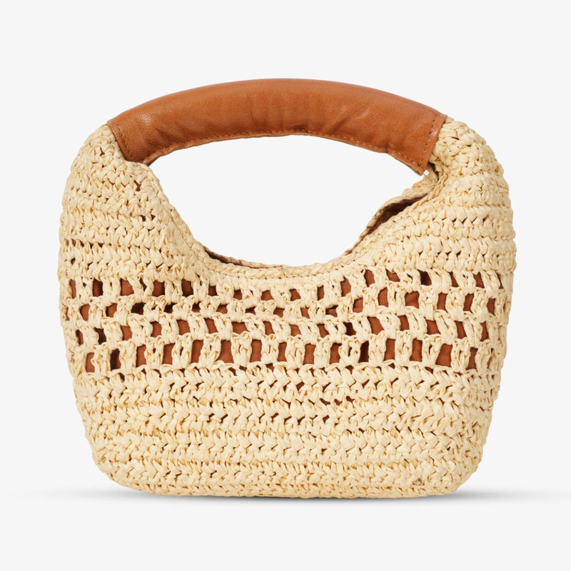 Mustik Mini Hobo Raffia Bag