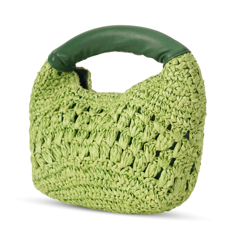 Mustik Mini Hobo Raffia Bag