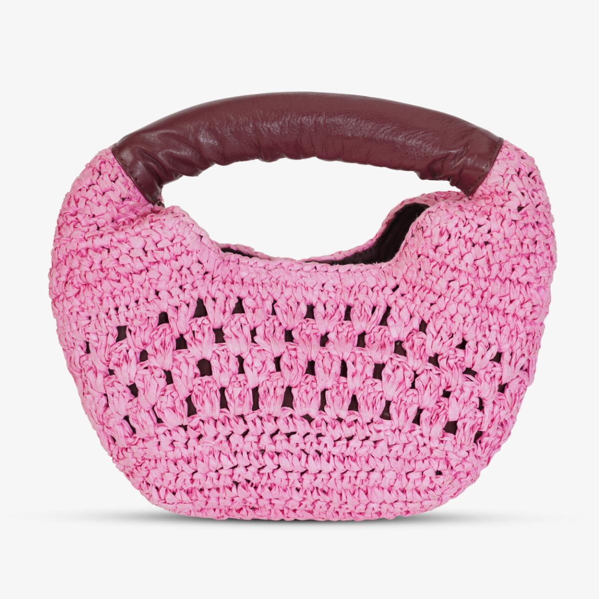 Mustik Mini Hobo Raffia Bag