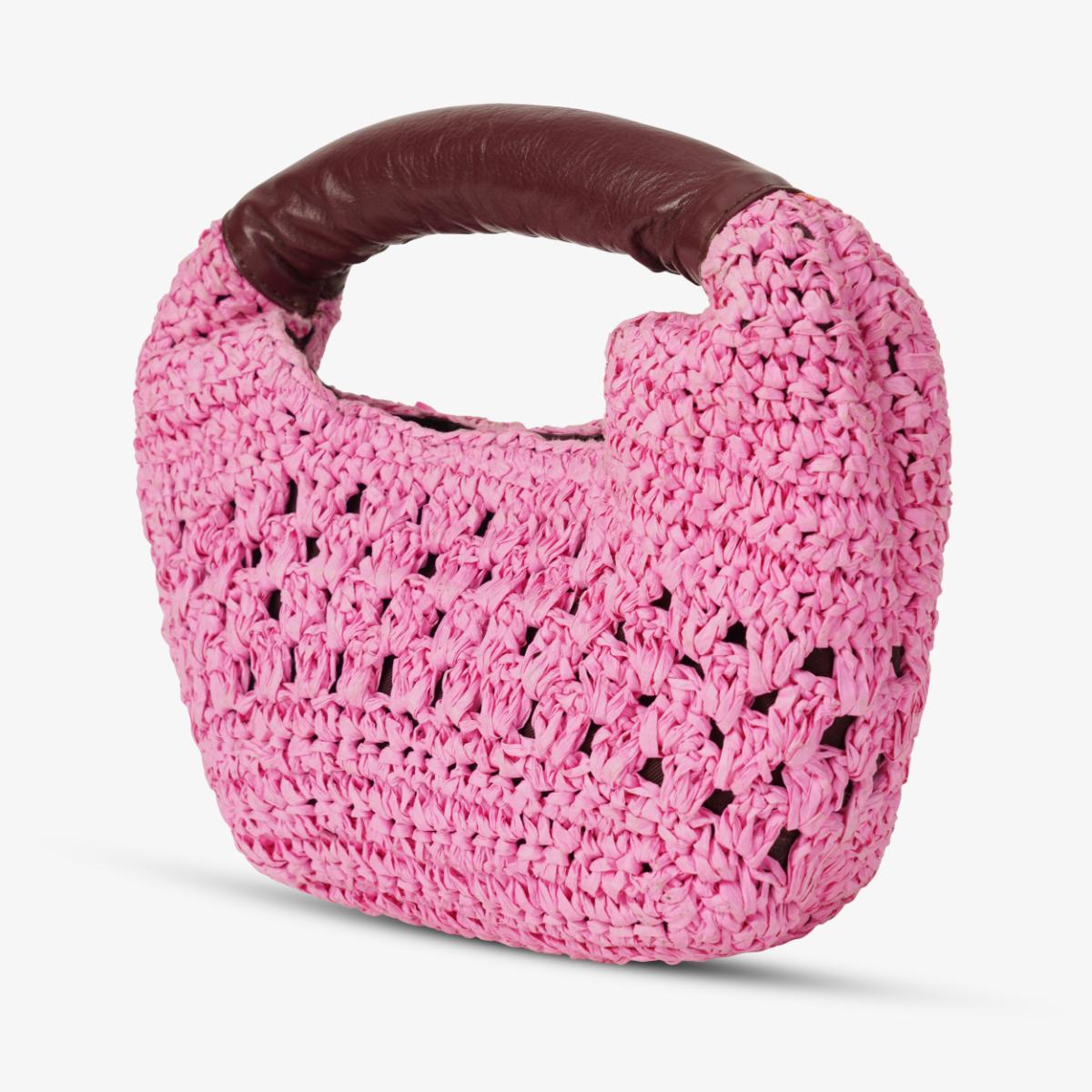 Mustik Mini Hobo Raffia Bag