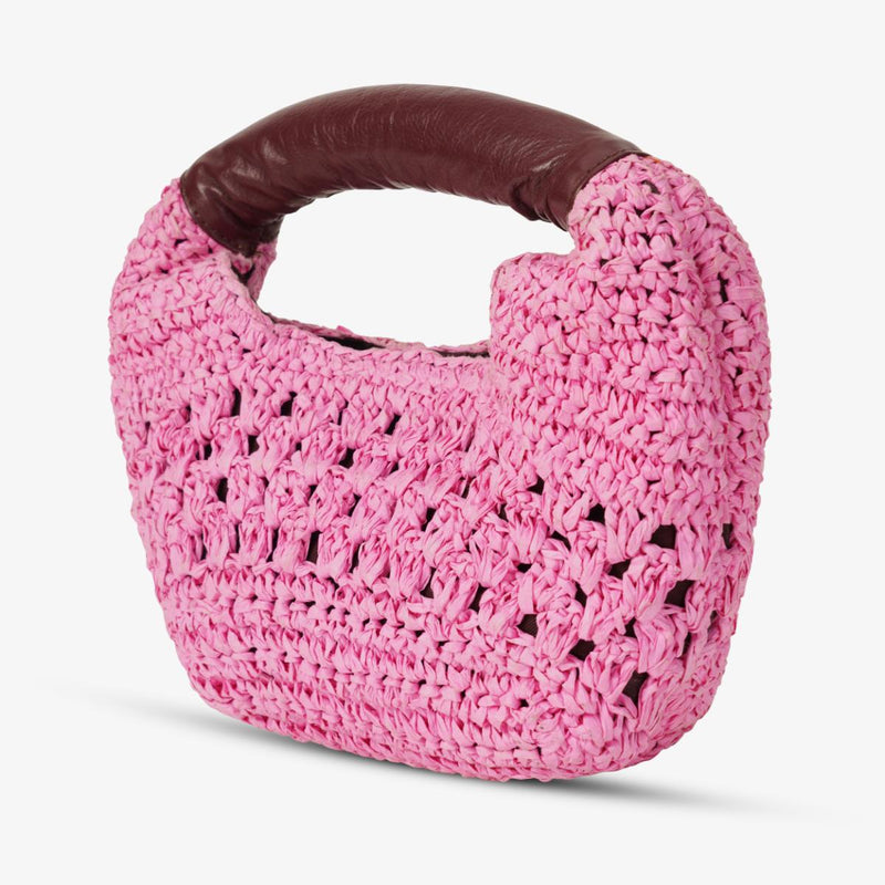 Mustik Mini Hobo Raffia Bag