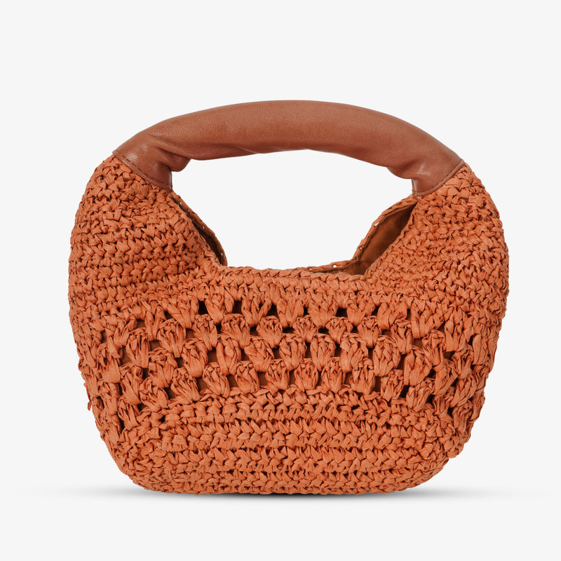 Mustik Mini Hobo Raffia Bag