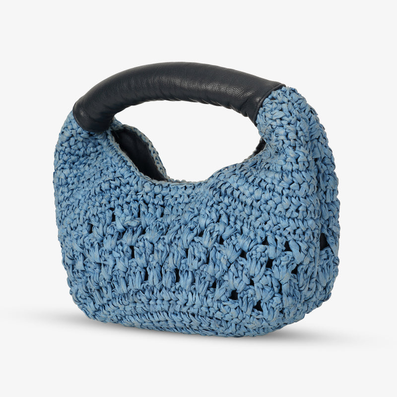 Mustik Mini Hobo Raffia Bag