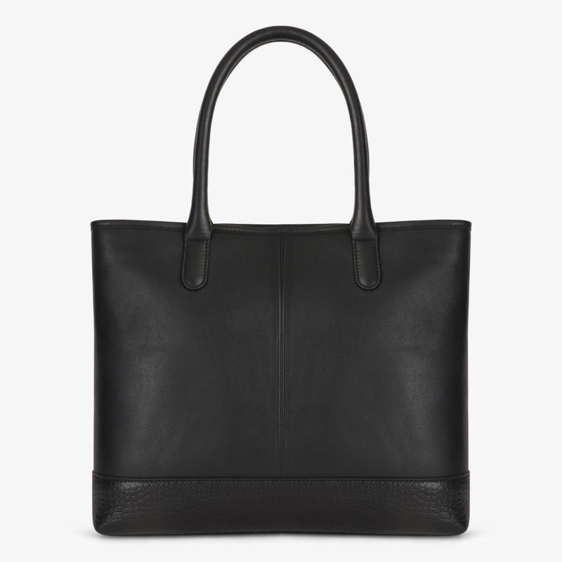 Mustik Work Wear Tote – Suede & Full Grain Leather Office Bag