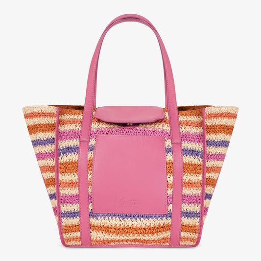 RAFFIA TOTE BAG