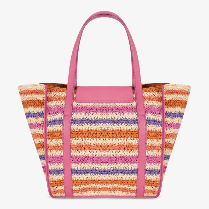 Mustik Handwoven Raffia Tote Bag