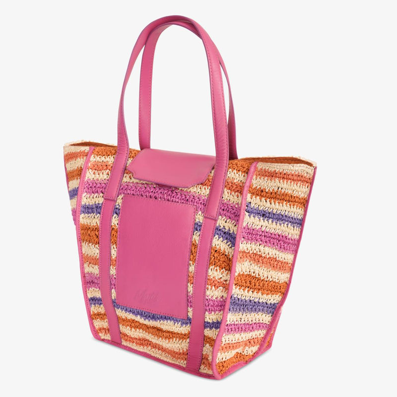 Mustik Handwoven Raffia Tote Bag