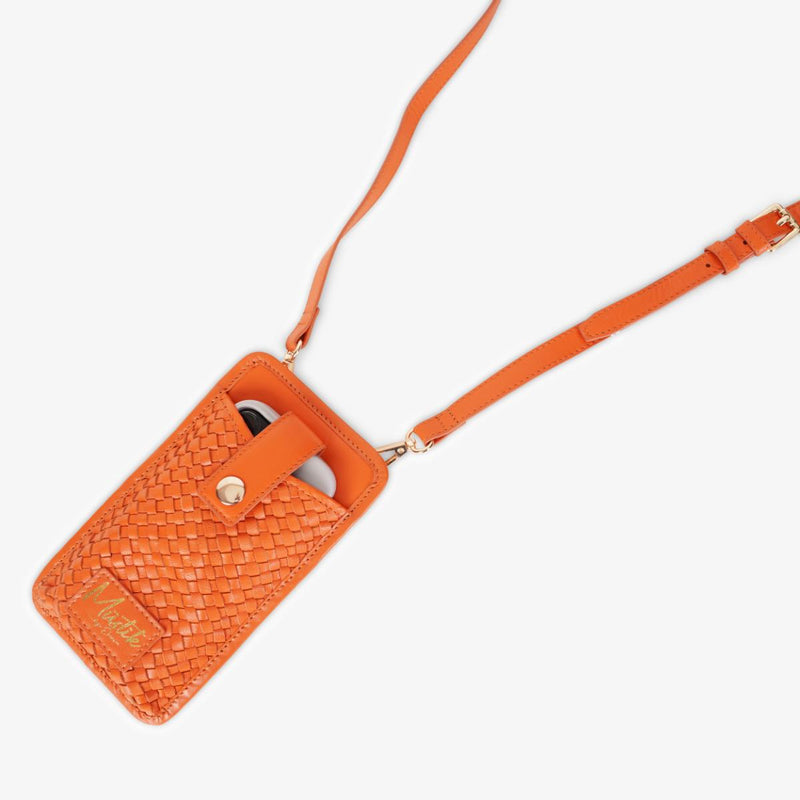 Mustik Sofia Leather Mobile Crossbody Bag