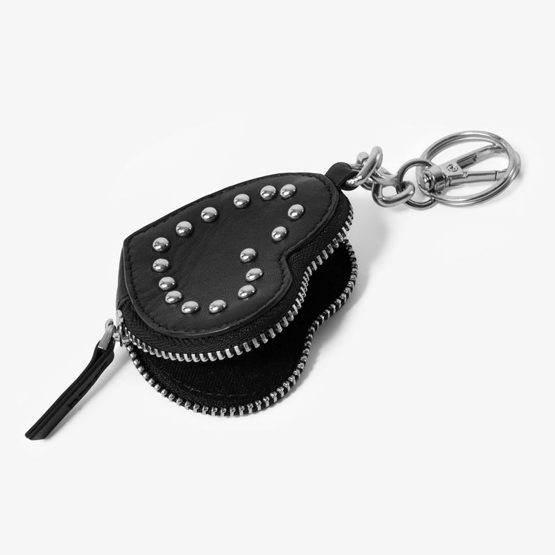 The Black Beauty Heart Charm with Zipper Pouch by Mustik by ESSV