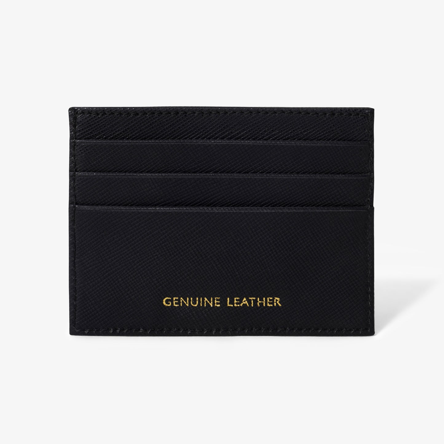 The Noir Saffiano Card Case by Mustik by ESSV