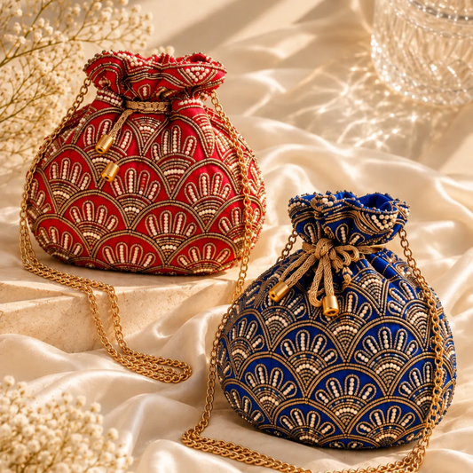 Embellished Potlis