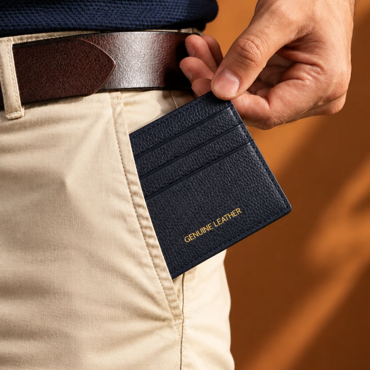 The Harbor Pebbled Card Case